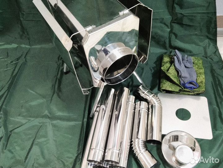 Буржуйка печь Турист 15 с экранами арт.: BN-008