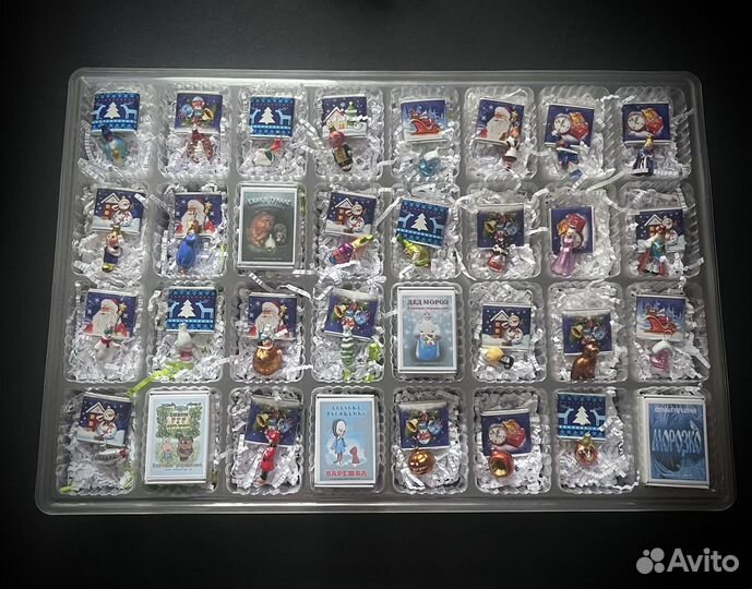 Игрушки на елку малютку адвент календарь