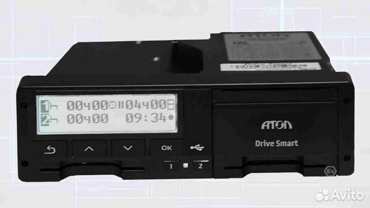 Тахограф атол Drive Smart с чипом скзи