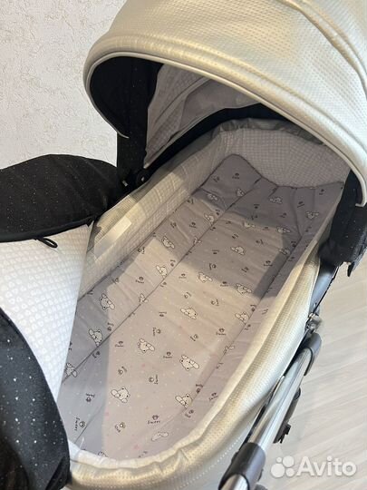 Коляска 2в1 Adamex Gloria SE 50% эко