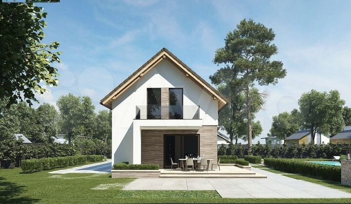 Дом 136,4 м² на участке 5 сот.