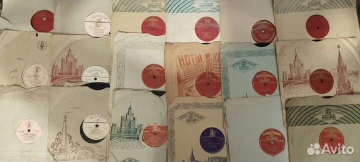 Старые виниловые пластинки