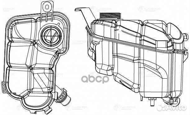 Бачок расширительный охлаждающей жидкости для а