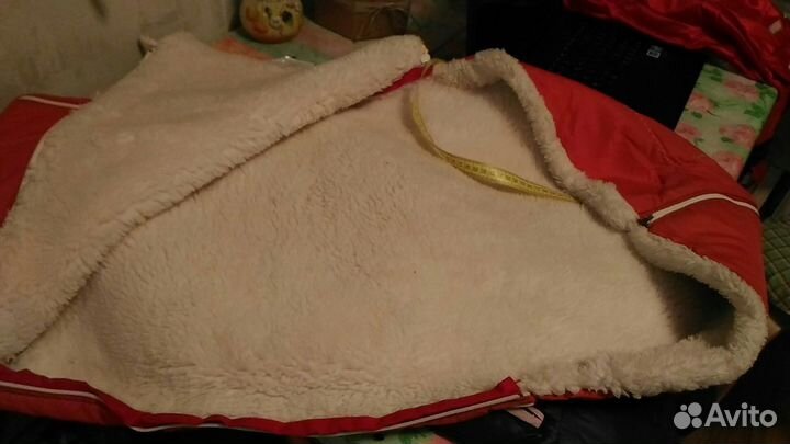 Меховой конверт в коляску