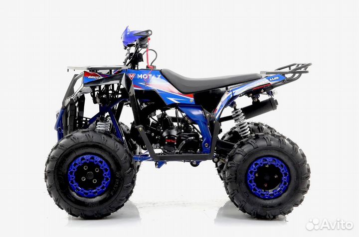 Квадроцикл 125 кубов motax grizlik A125 синий