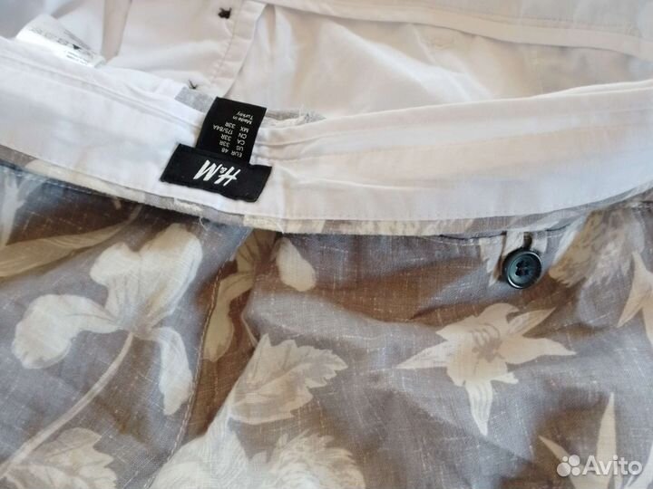 Шорты мужские лён