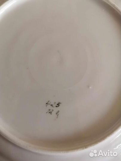 Тарелка антикварная