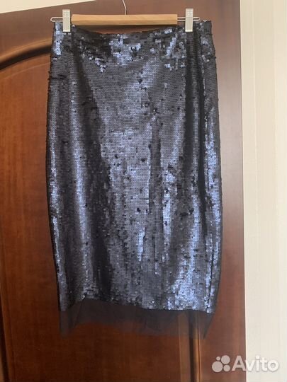 Юбка с пайетками