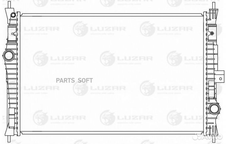 Радиатор охлаждения двигателя Peugeot Expert (K0)