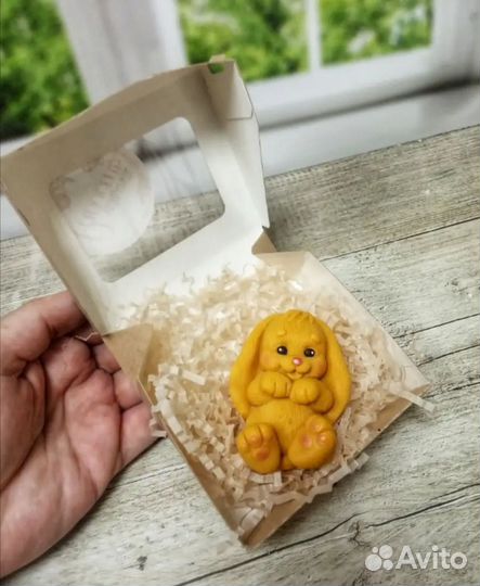 Мыло ручной работы заяц