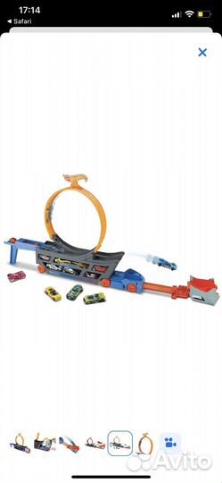 Набор игровой Грузовик Hot Wheels Stunt and go