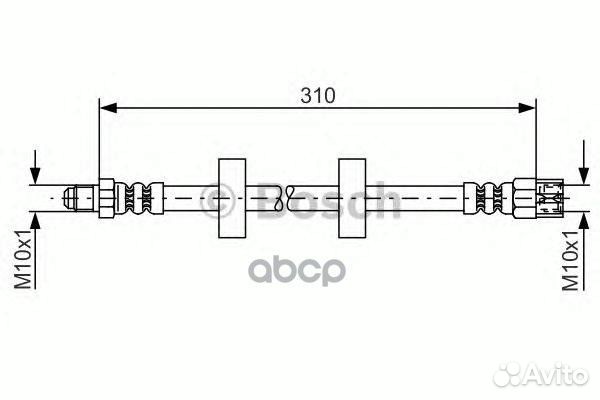 Тормозной шланг 1987476217 Bosch