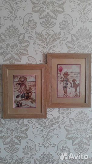 Картины, вышитые крестом