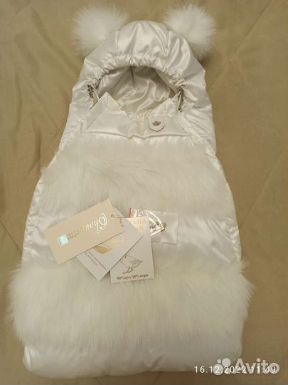 Зимний конверт для новорожденных