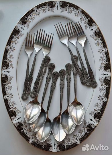 Ложки, вилки из нержавеющей стали СССР