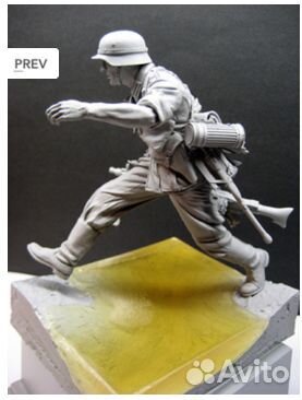 Солдат 2 resin kit 1/16 120 мм