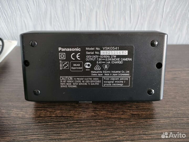 Зарядное устройство для видеокамеры panasonic