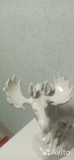 Статуэтка Лось лфз Фарфор