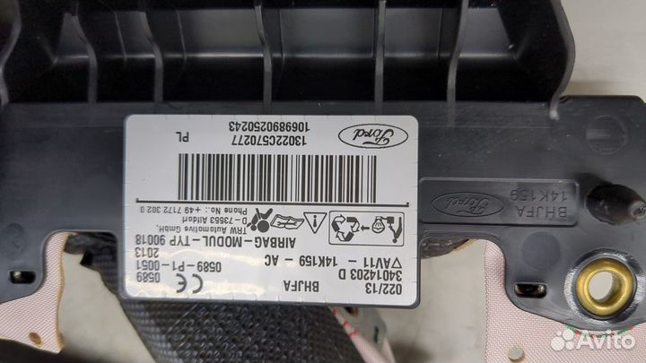 Подушка безопасности боковая правая Ford B-Max