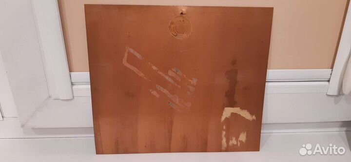 Рисунок на медной пластине