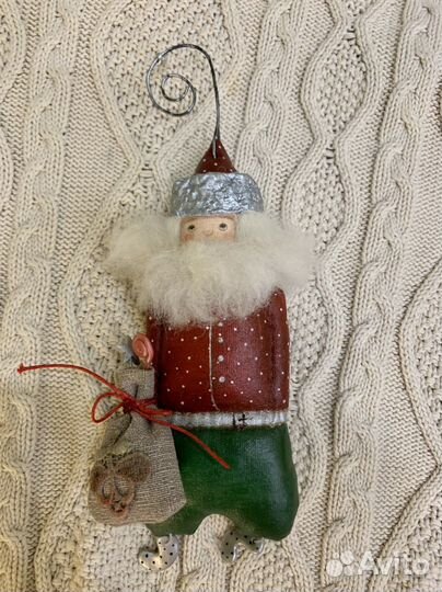 Елочная игрушка ручной работы