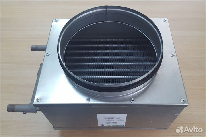 Воздухонагреватель водяной круглый и прямоугольный