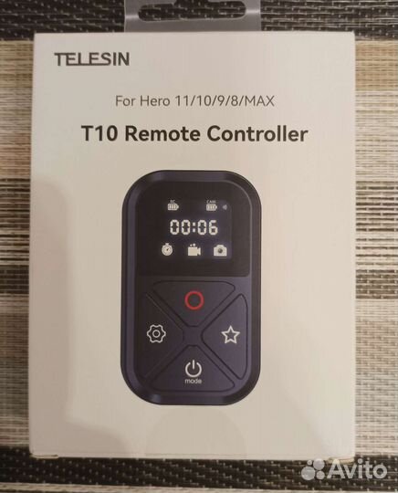 Пульт для GoPro 11,10,9,8,Max360 Wi-fi Telesin T10