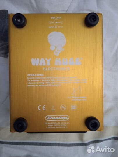 Педаль dunlop Way Huge Fat Sandwich distortion USA