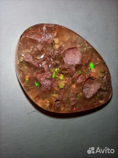 Опал огненный Мексика. Не облагорожен. Крупный