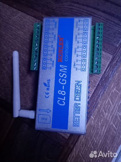 GSM реле с датчиком температуры и влажности