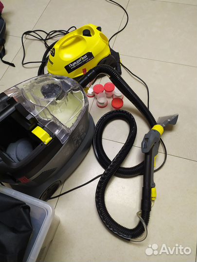 Прокат моющего пылесоса karcher puzzi 8 с химией