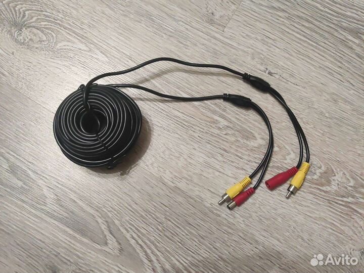 Кабель для камер видеонаблюдения 15м