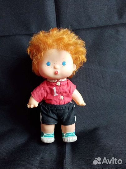 Игрушка пупс мальчик в футболке СССР Олимпиада 80