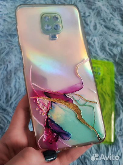 Чехлы и стекло на Xiaomi redmi note 9 pro