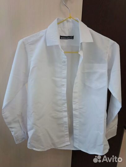 Рубашка белая школьная