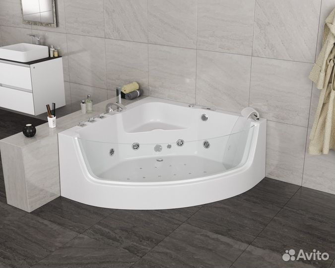 Ванна гидромассаж grossman GR-15000 (150x150x59)