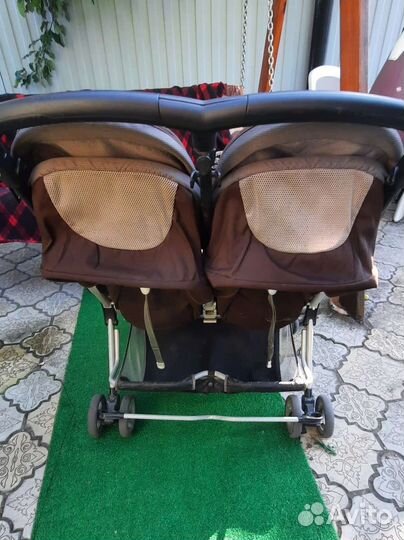 Коляска для двойни peg perego