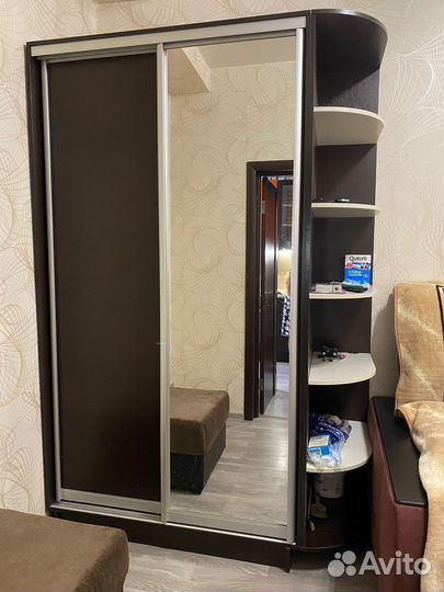 Шкаф купе с зеркалом в прихожую бу 150