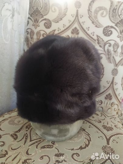 Шапка норковая женская