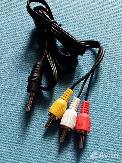 Кабель Аудио-Видео 3.5 мм - 3RCA (Для Приставок)
