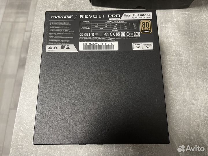 Блок питания 1000w Phanteks Revolt Pro PH-P1000GC