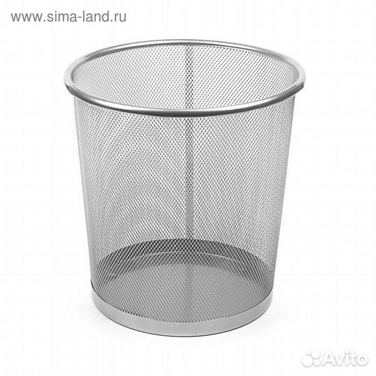 Корзина для бумаг, 15 литров, металлическая сетка
