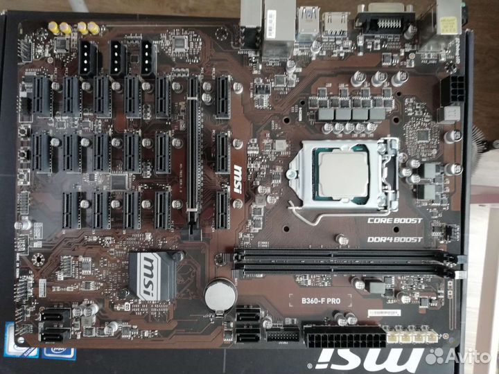 Материнская плата MSI B360-F PRO (В сборке)