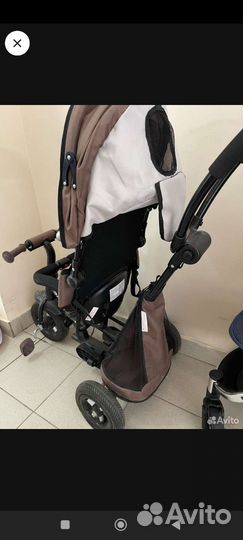 Детский велосипед с родительской ручкой