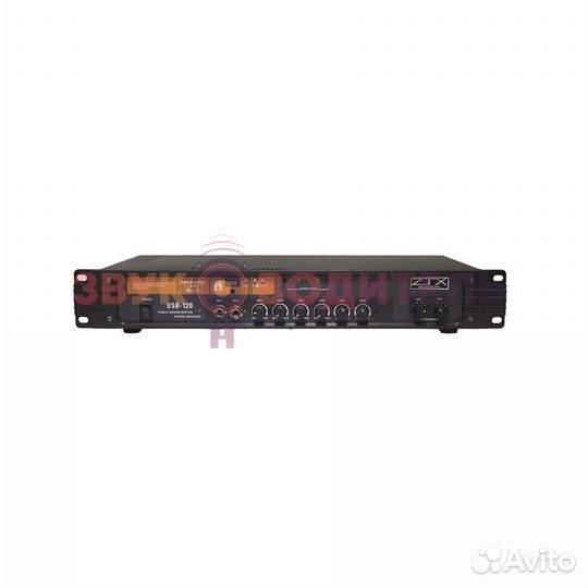 Трансляционный микшер-усилитель 120 Вт 2 зоны