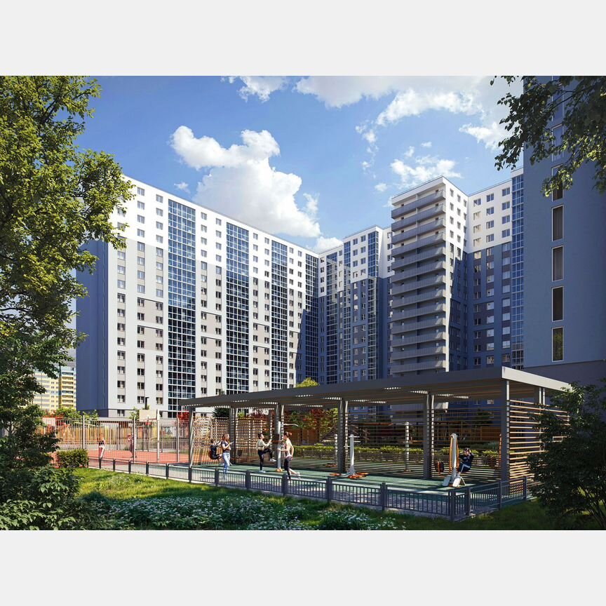 1-к. квартира, 47 м², 16/19 эт.