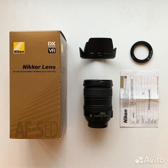 Nikon AF-S 18-200mm f3.5-5.6 Vr II