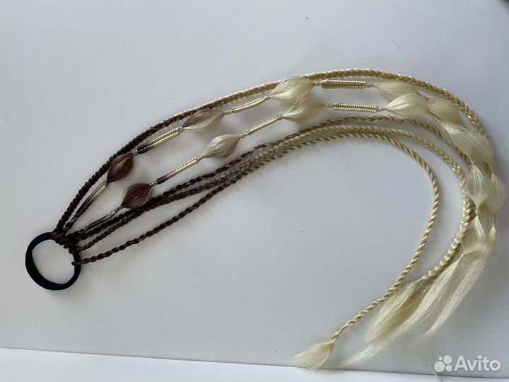 Детские афрорезинки, съемные 3d косы