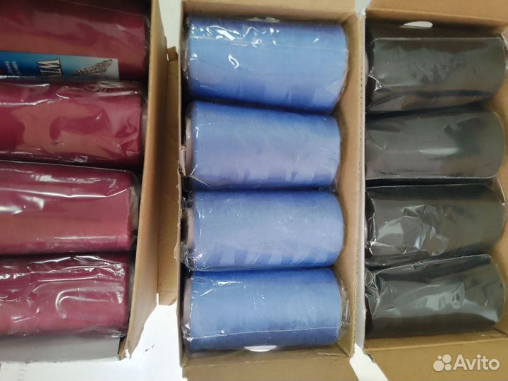 Нитки чёрные 10шт