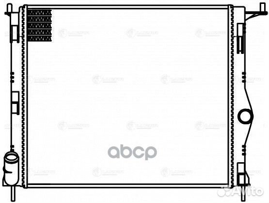 LRC 0908 luzar Радиатор охл. ваз Largus (12) /R